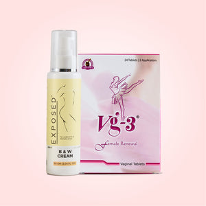 Vg3 Tablet & Whitening Cream | Combo