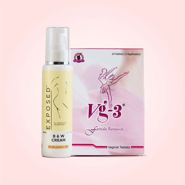 Vg3 Tablet & Whitening Cream | Combo